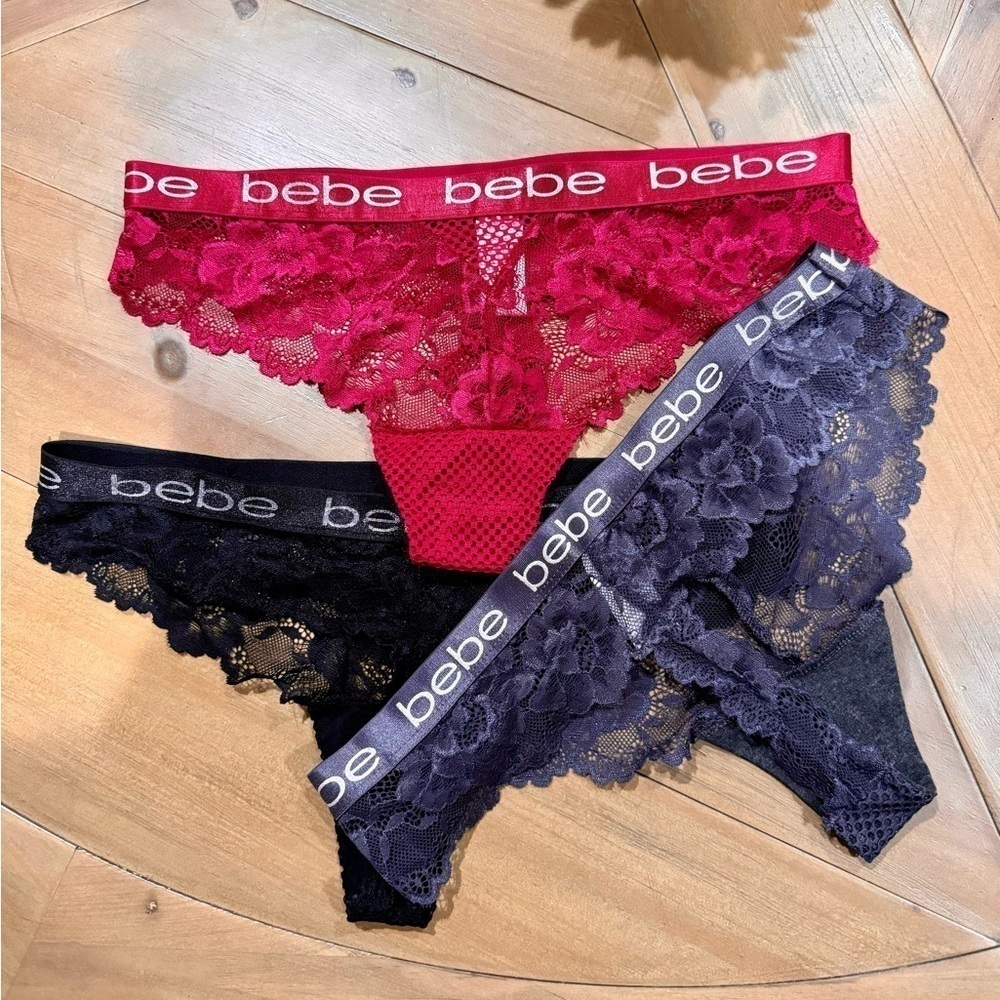Three Pack of bebe intimates - Picture 2 of 4